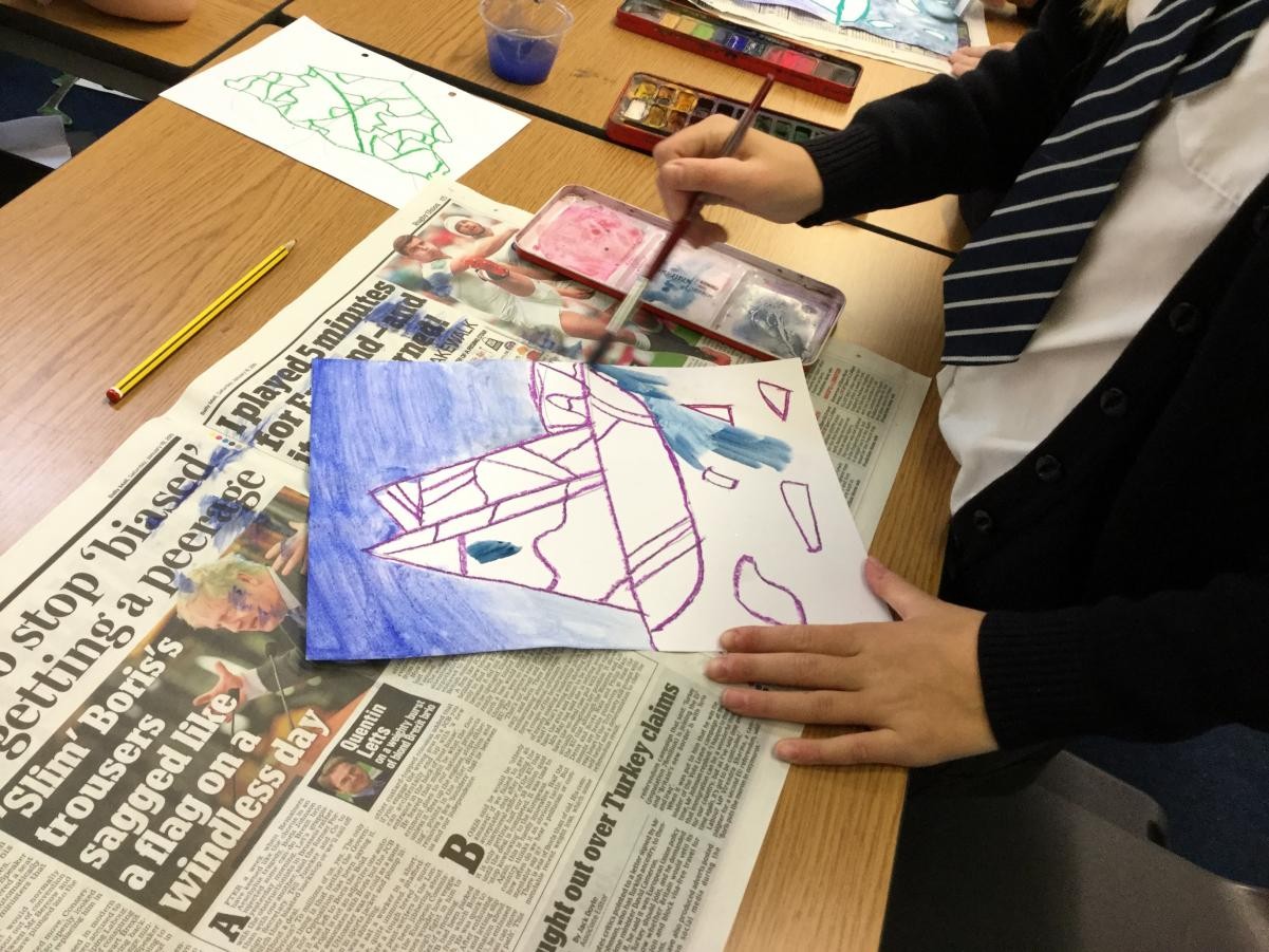 Antarctic inspired work 