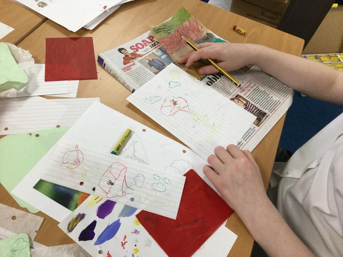 Print. Exploring monoprints.