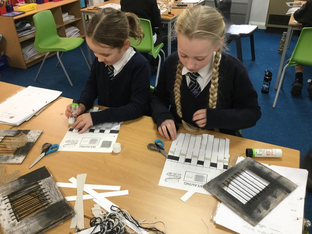 Textiles. Exploring a plain weave.