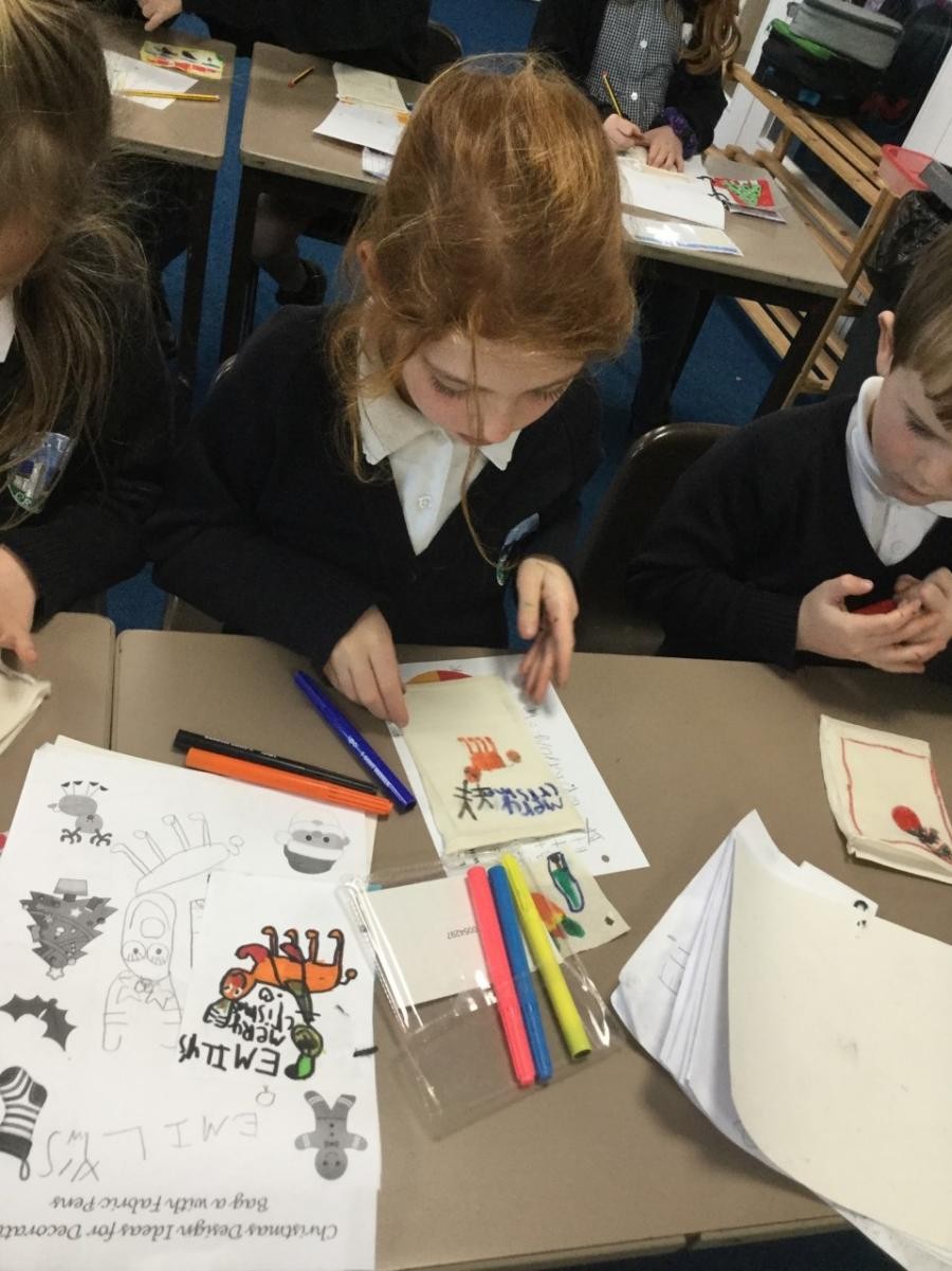 Textiles. Fabric Drawing