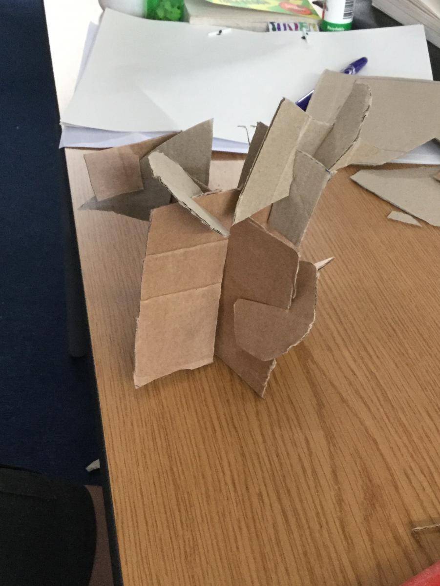 St Ives Artist Inspired - Ben Nicholson.
Geometric shape sculpture