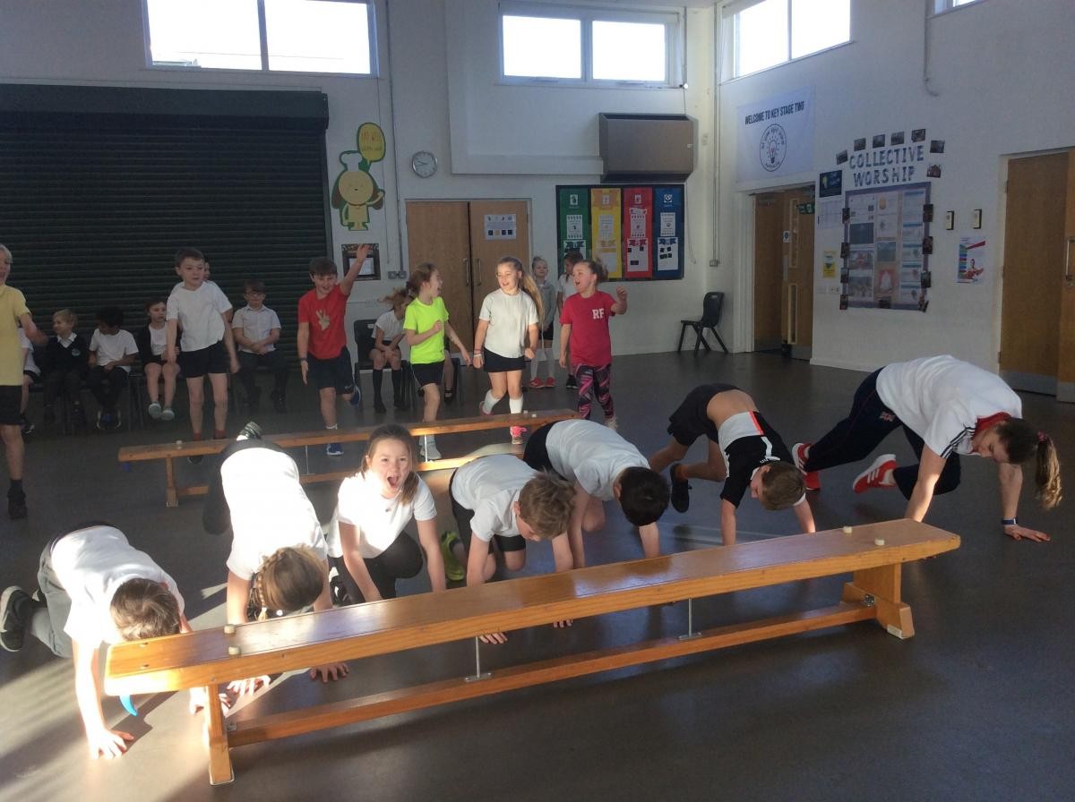 Team GB athlete, Isabel Haigh visits St Uny C of E Academy