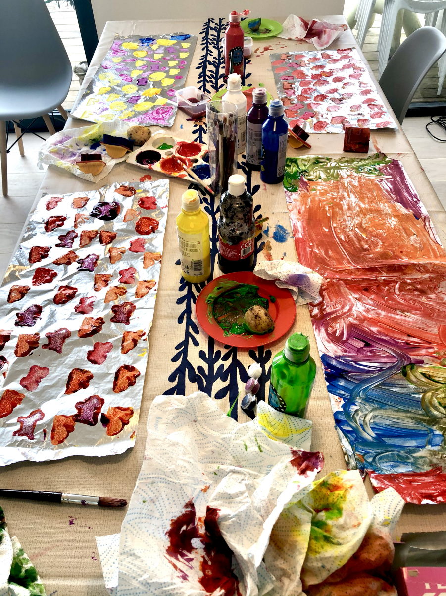 Promoting Well Being Through Process Art