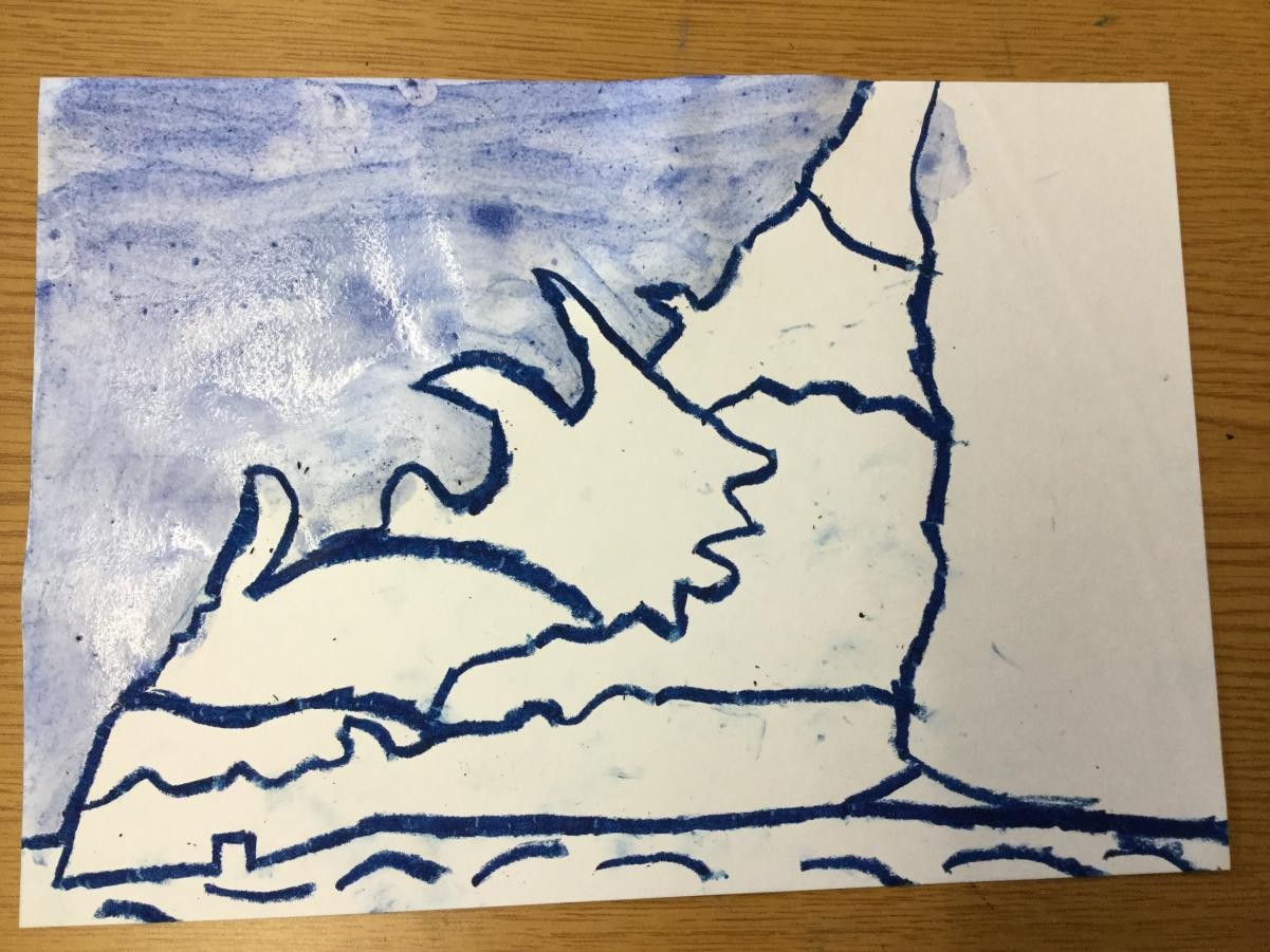 Antarctic inspired work 