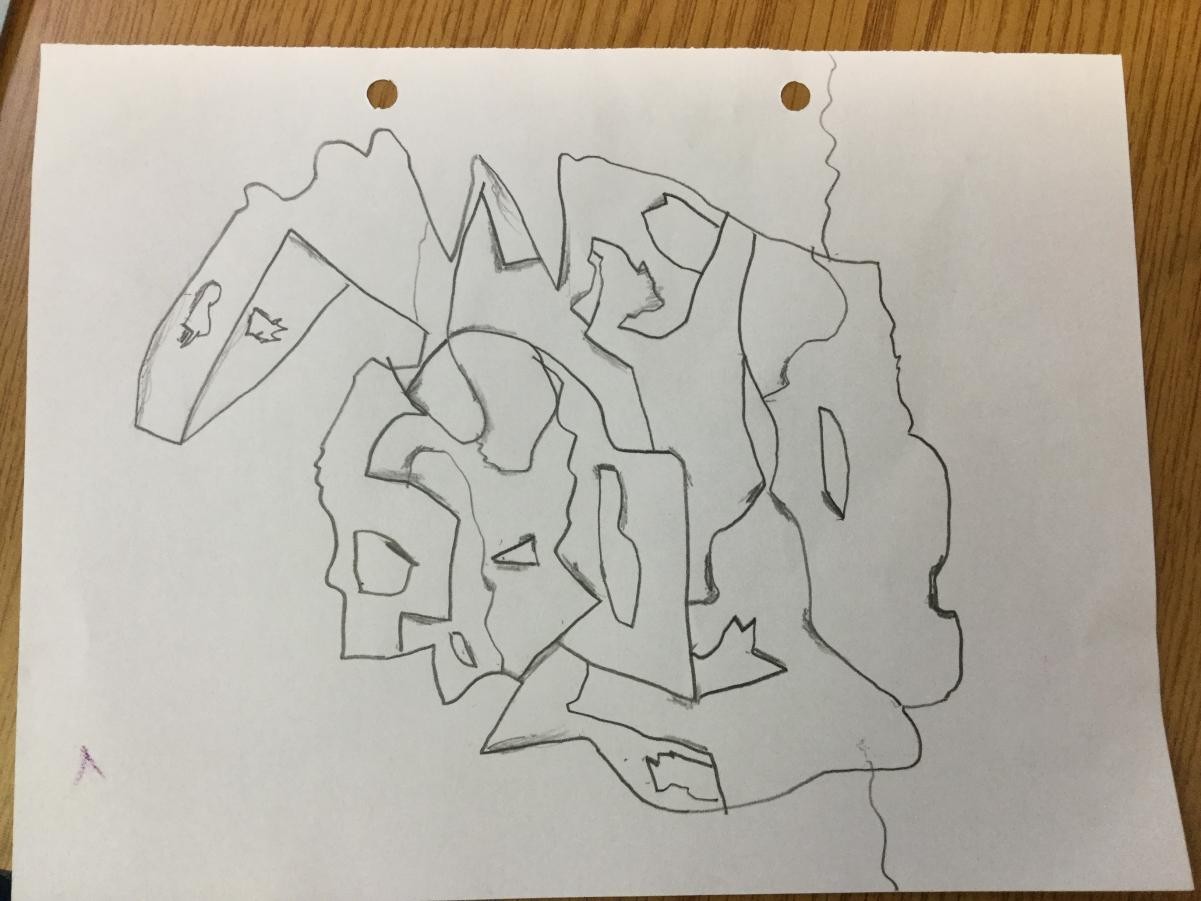 Antarctic inspired work 