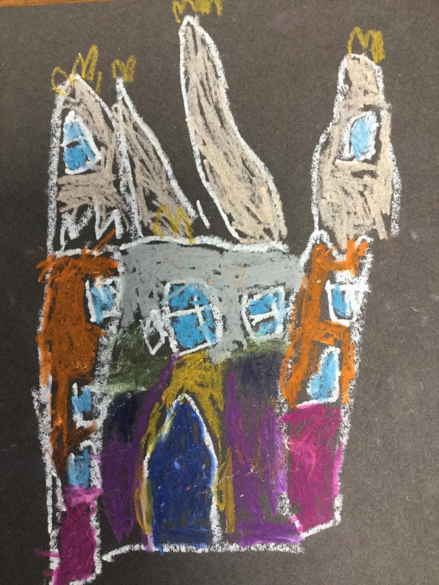 Castles inspired by Paul Klee