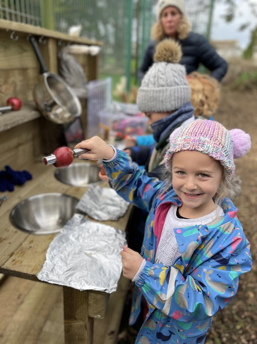 Using DT skills in Forest School