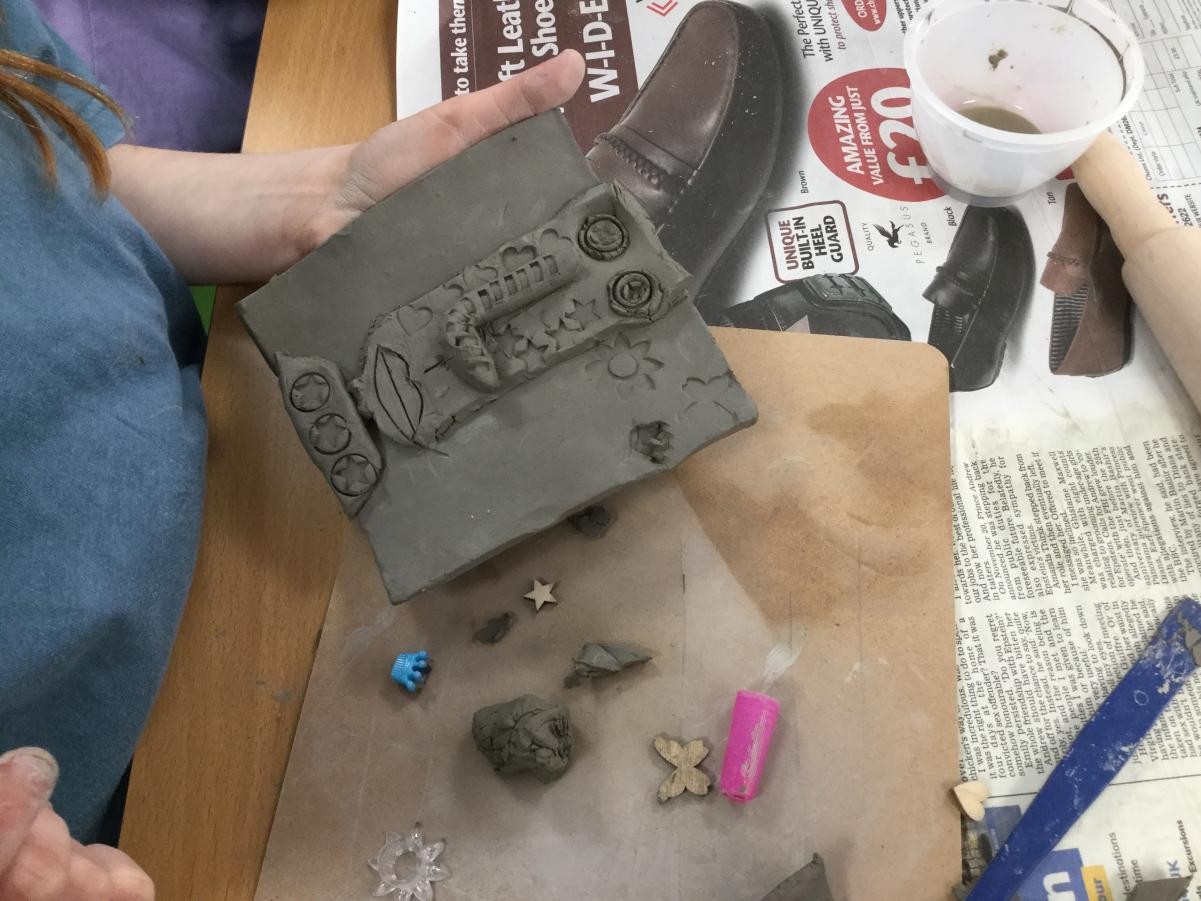 Sculpture. Sandra Silberzweig inspired clay project.