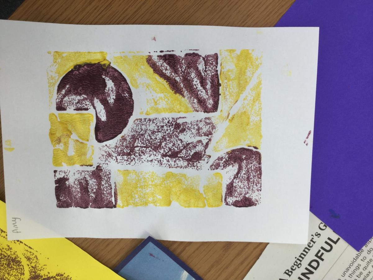 St Ives Artist Inspired - Ben Nicholson.
Prints using complementary colours