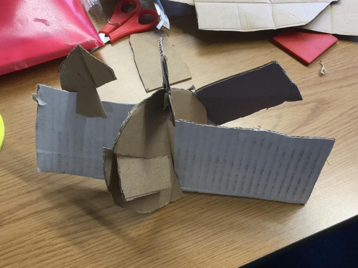 St Ives Artist Inspired - Ben Nicholson.
Geometric shape sculpture