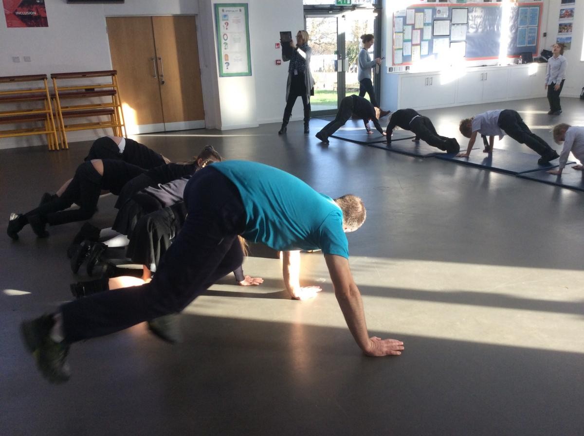 Team GB athlete, Isabel Haigh visits St Uny C of E Academy