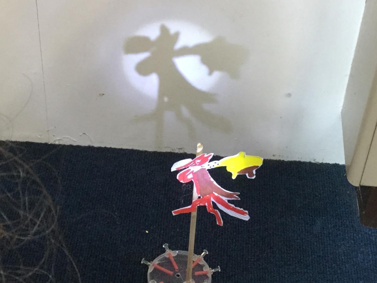Geared Shadow Toys. Do our story characters make an interesting shadow?