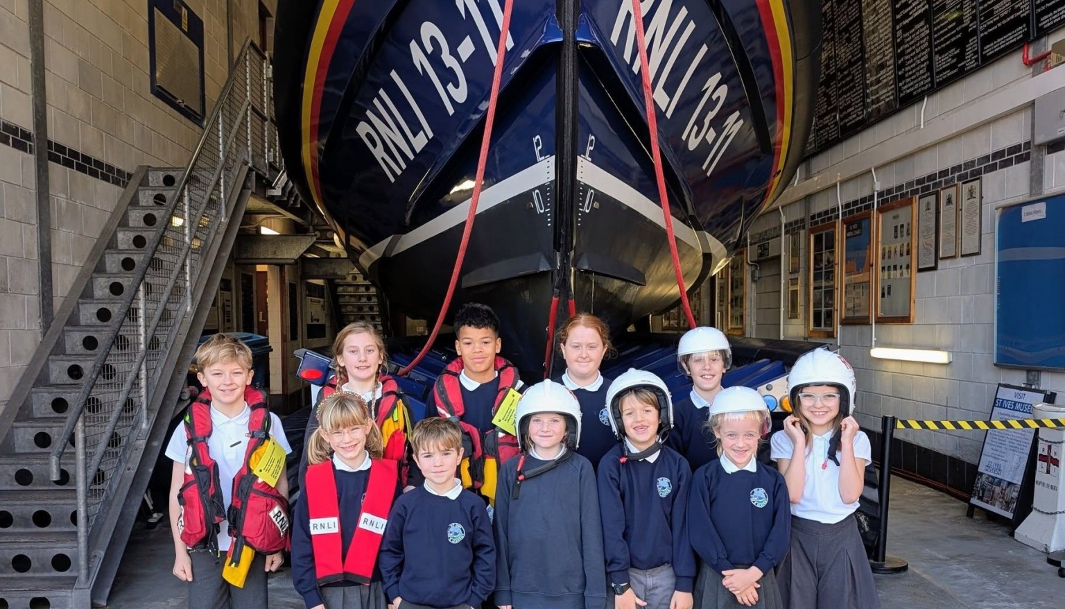 19.12.25 - The School Council Visit St Ives Lifeboat Station!