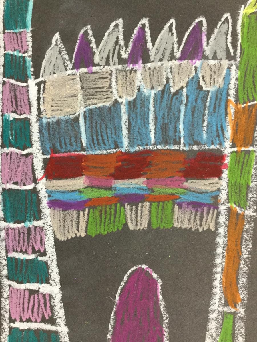 Castles inspired by Paul Klee