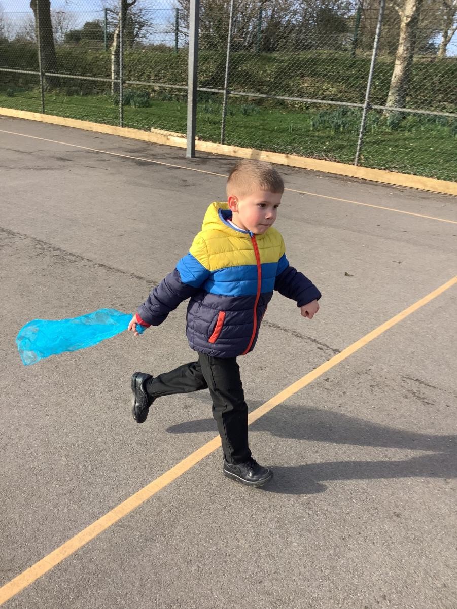 I’m Investigating how the wind blows the scarves