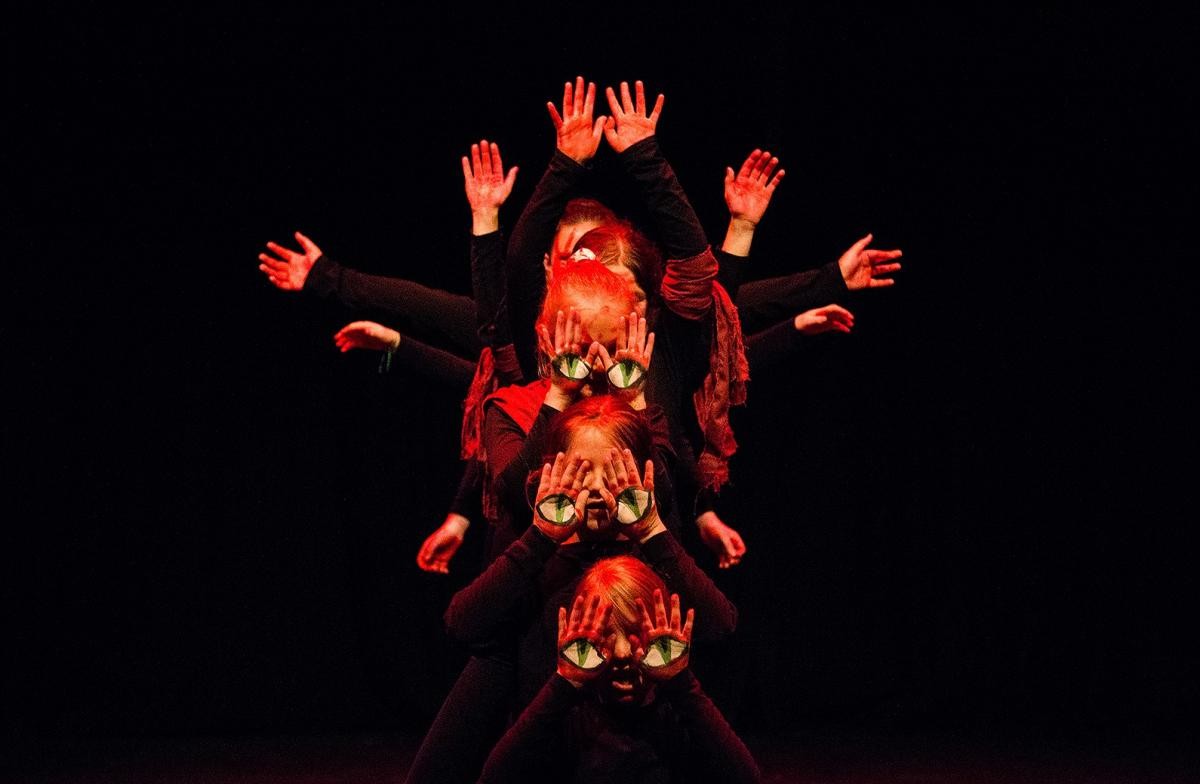 An ensemble performance of Macbeth with Tintagel Primary School at the AMATA at Falmouth University.