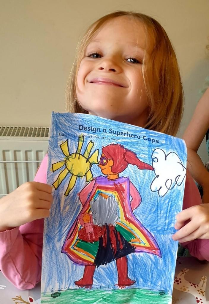 DT: Textiles - Making a superhero cape