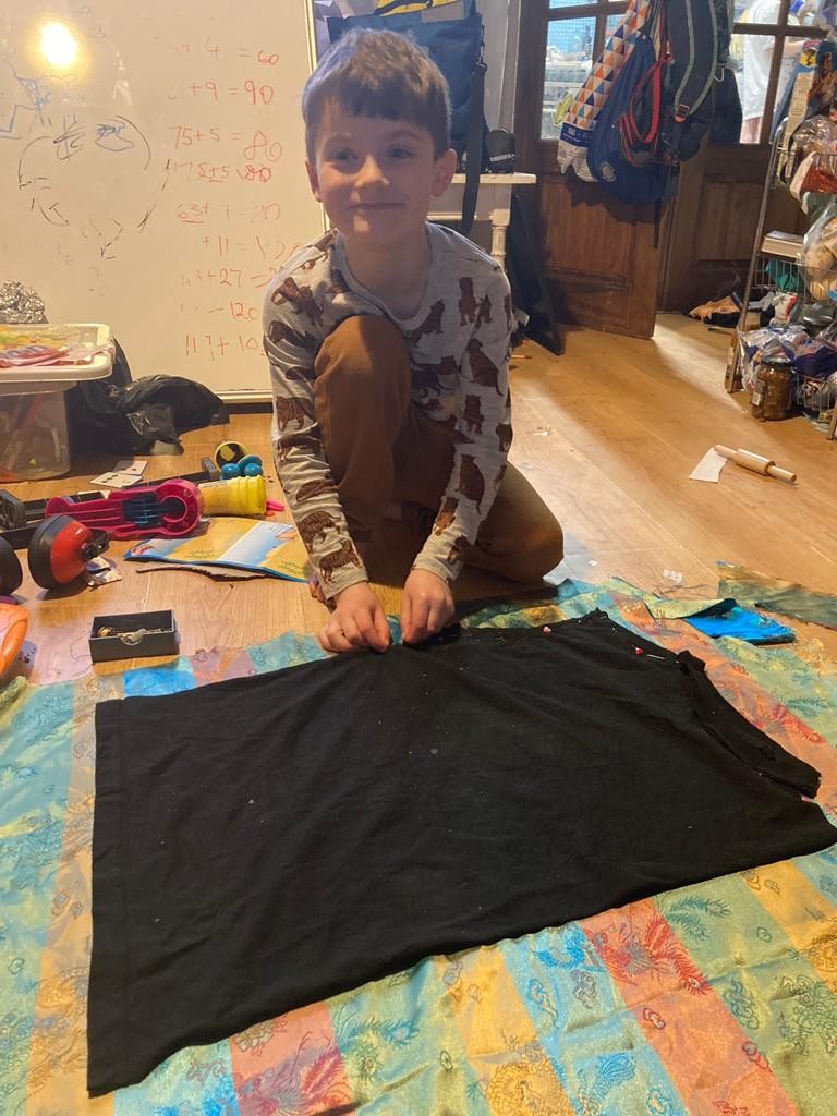 DT: Textiles - Making a superhero cape