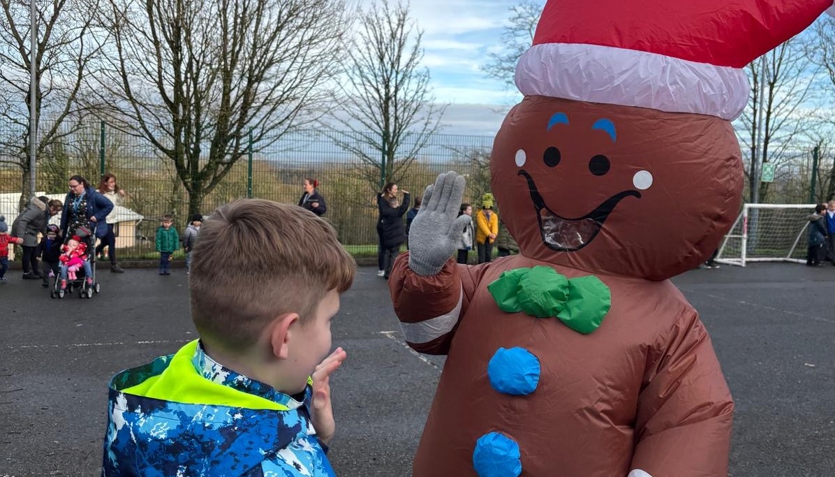 Each Christmas FOTA arrange for some special visitors to visit our playground.