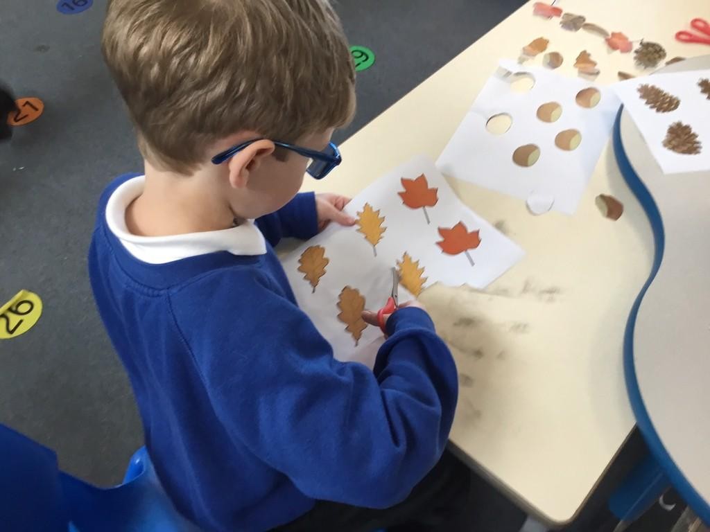 Year 1 working in the style of Andy Goldsworthy!