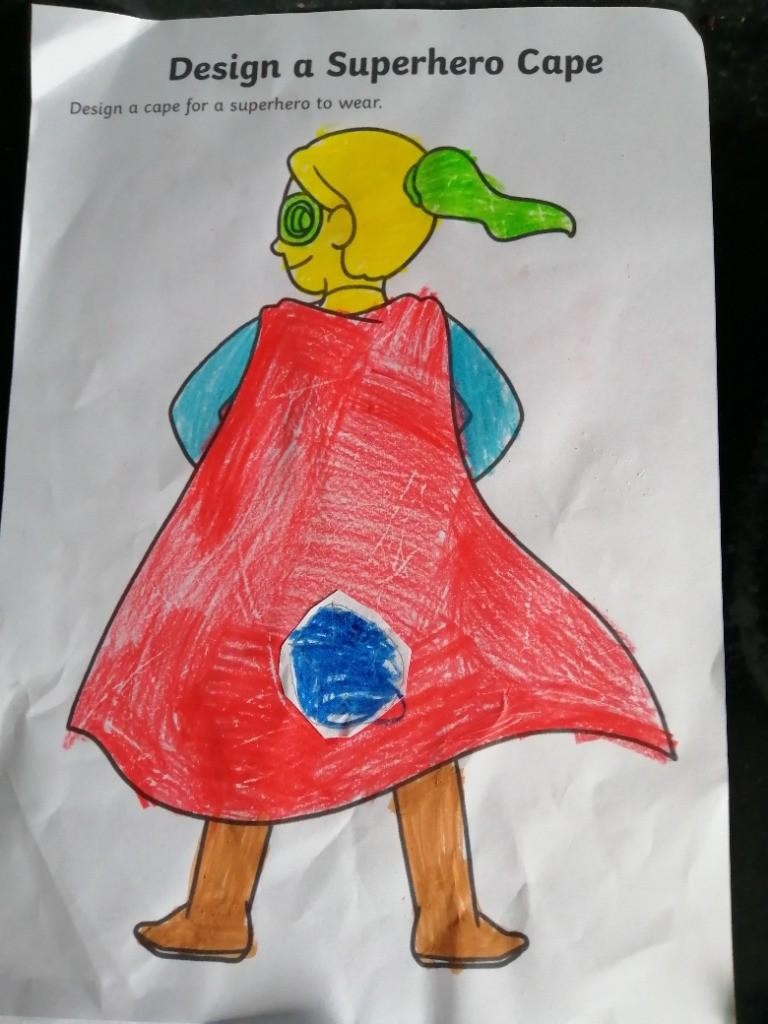 DT: Textiles - Making a superhero cape