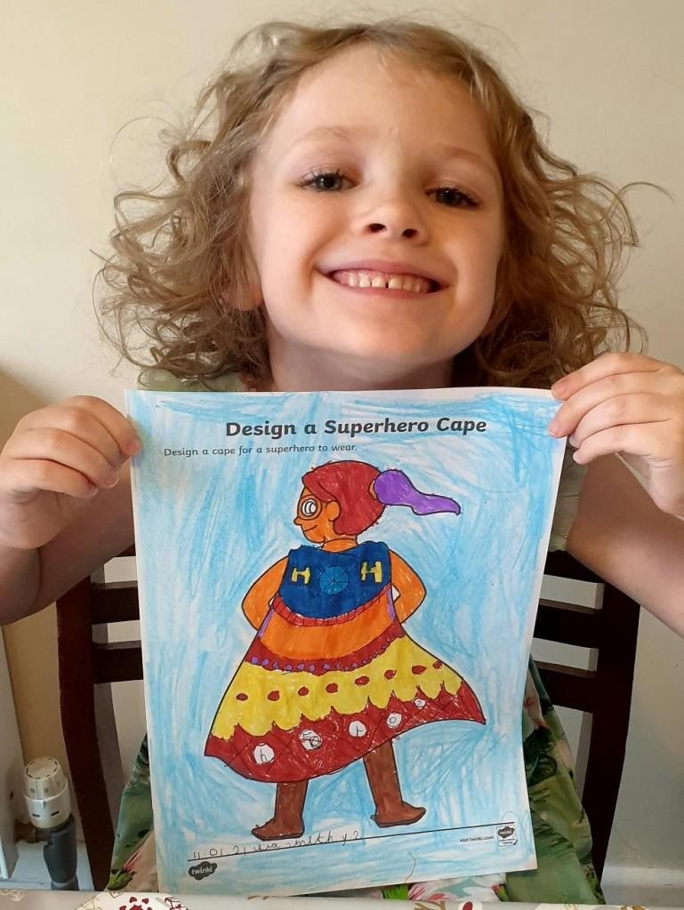DT: Textiles - Making a superhero cape