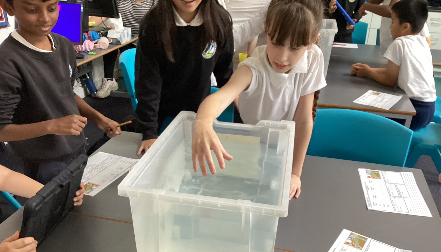 Water resistance experiment 