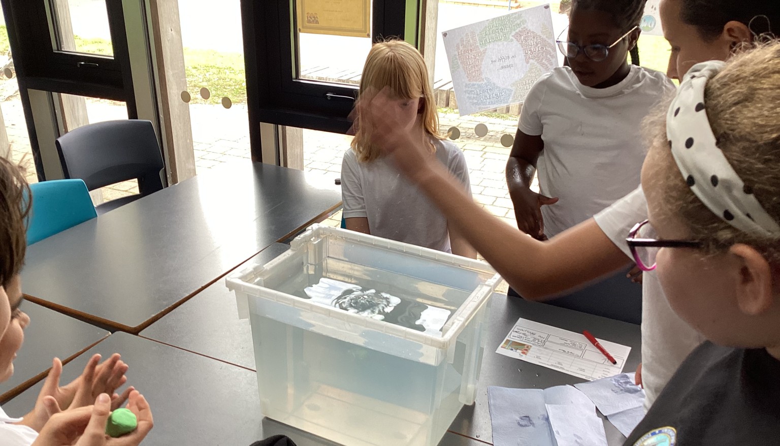 Water resistance experiment 