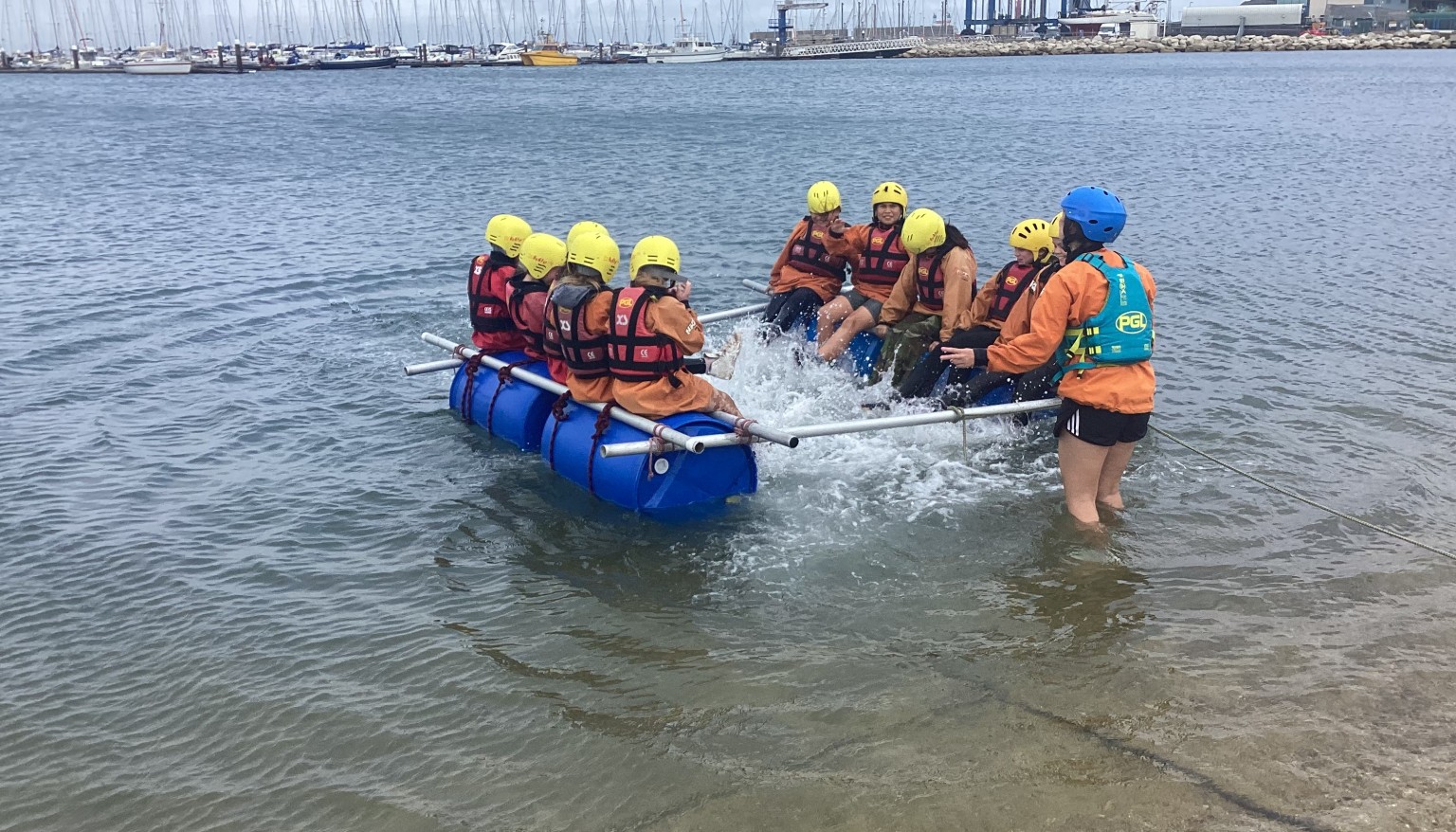 Raft building