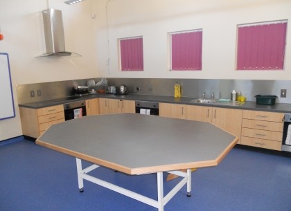 The Food Technology and Design Technology Room.