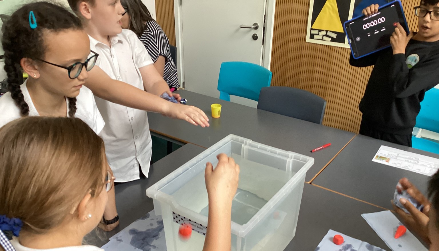 Water resistance experiment 