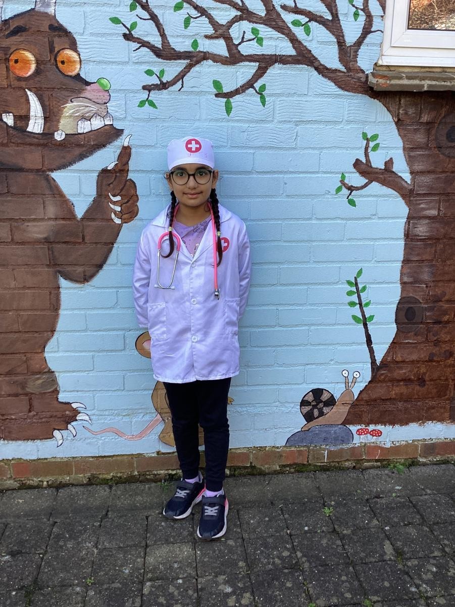 Samayra as a nurse