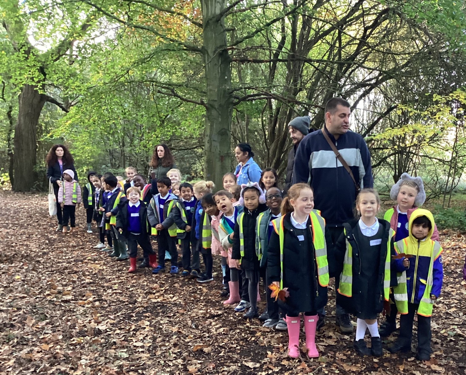 Children exploring the local area 