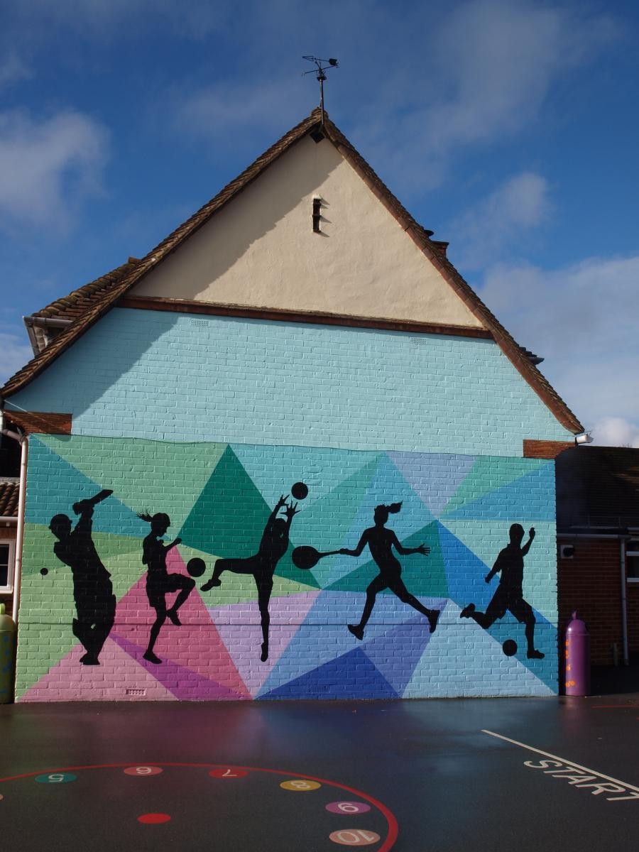 Sports Mural Wall