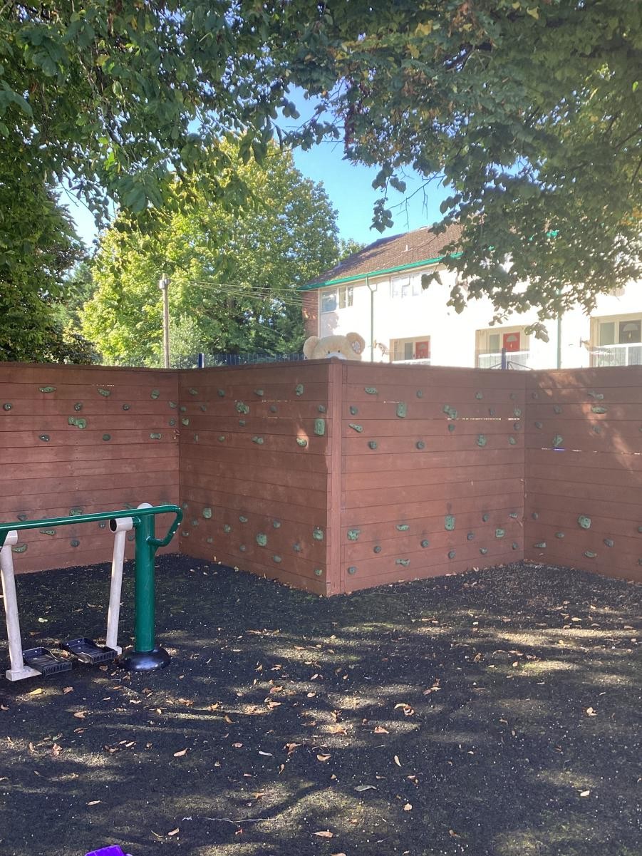 Do you recognise the different places around school we spotted the cheeky bear hiding?