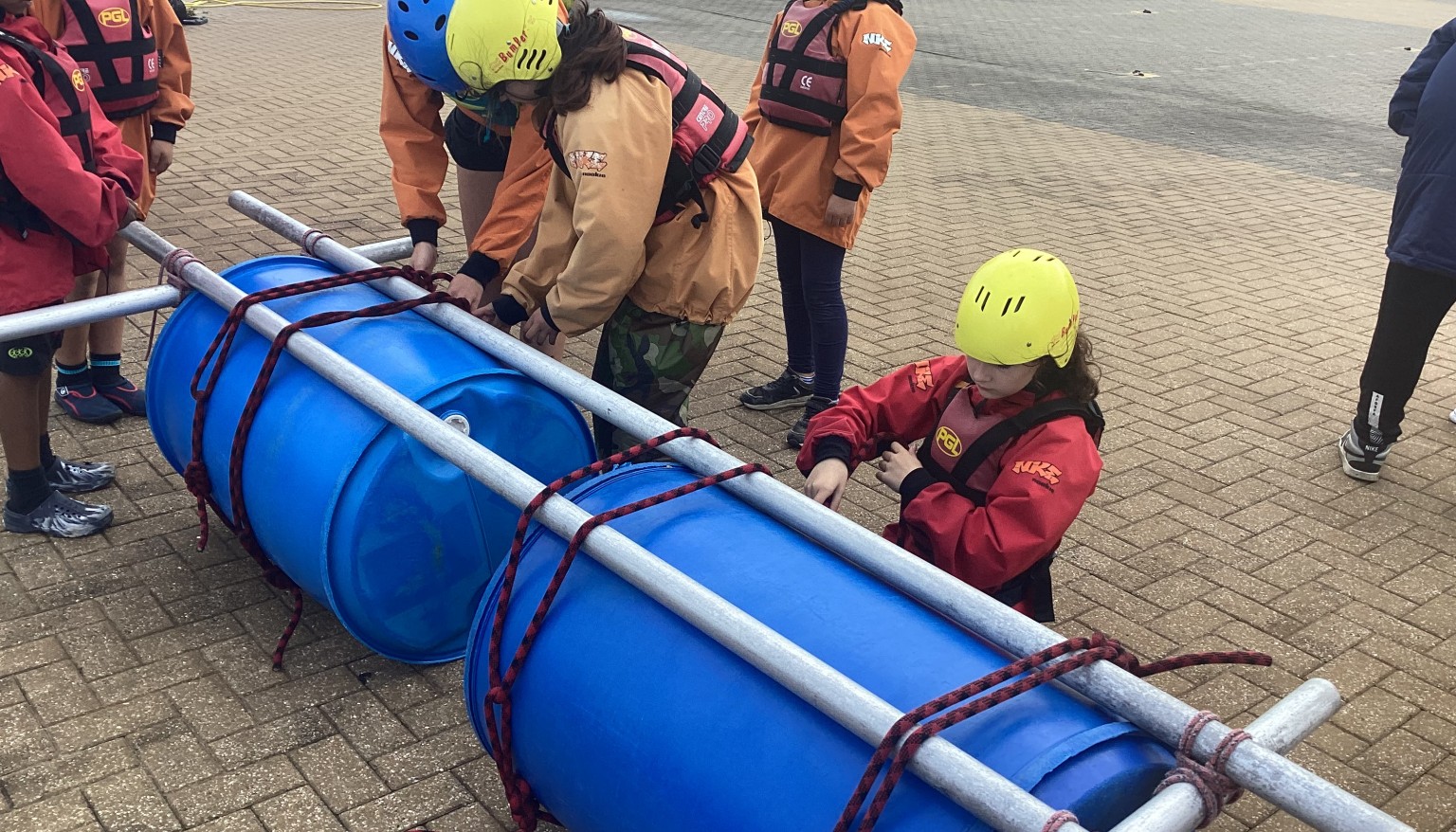 Raft building