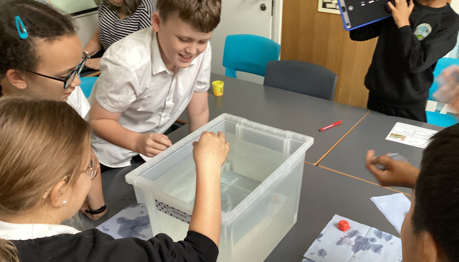 Water resistance experiment 