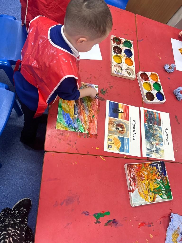 "My painting is abstract" 