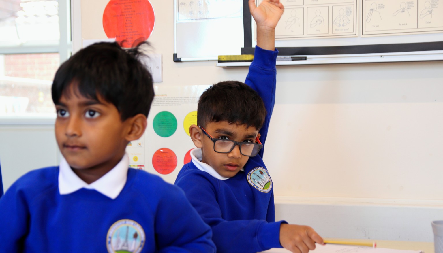 Boys in a Lesson