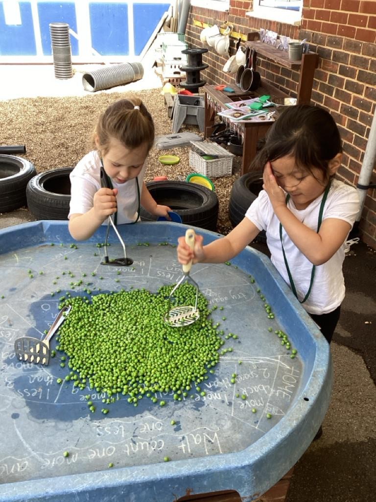 Squashing Evil Pea from Supertato.