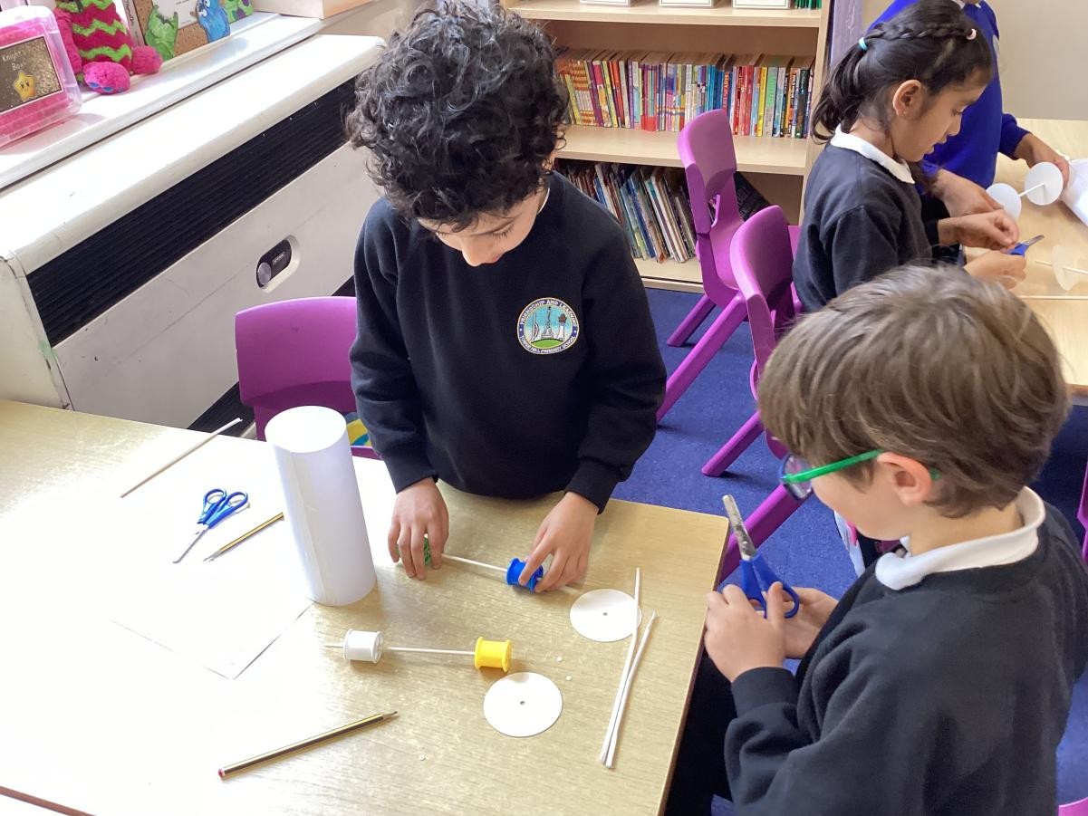 Making our wheels and axles