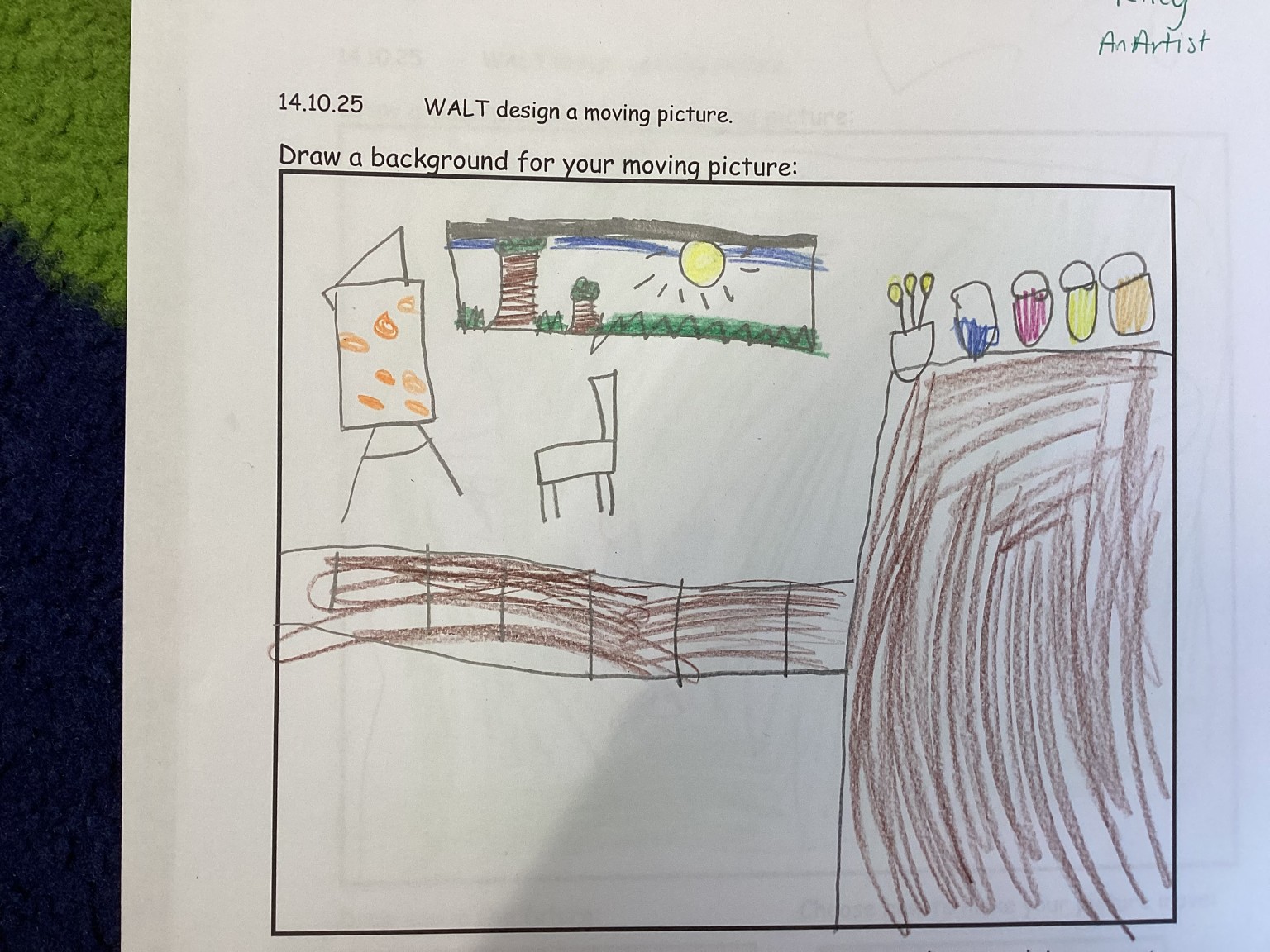 She wants to be an artist
