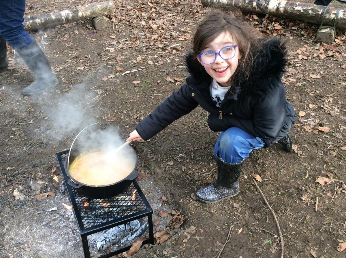 We had to remember to stir the dahl occasionally.