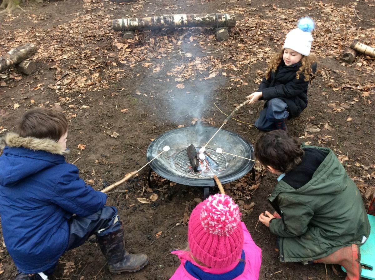 February 2nd. To celebrate National Storytelling Week, Sarah started the session by telling Reception class the story of the Three Little Pigs.