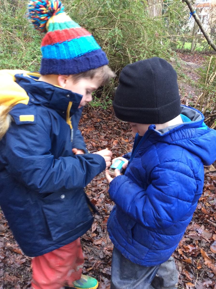 Reception Class enjoyed a matchbox scavenger hunt.