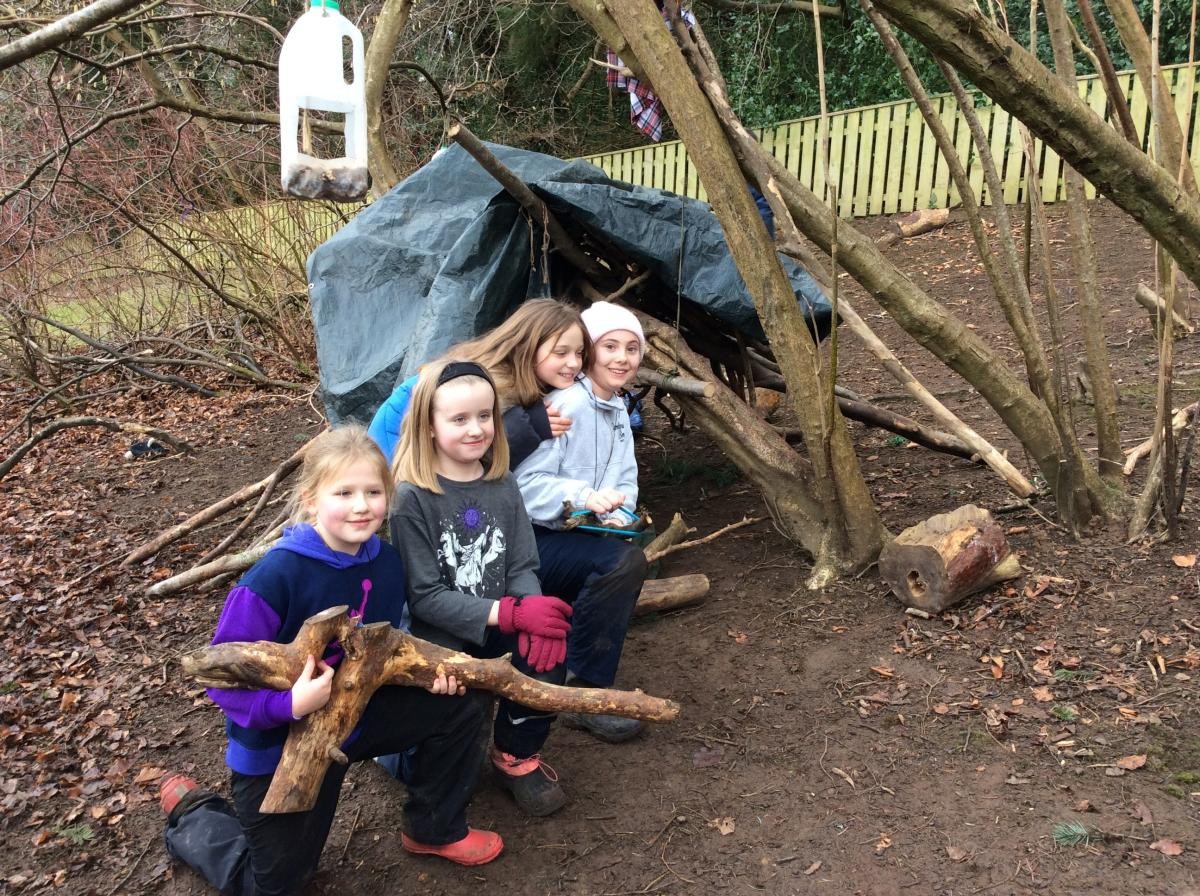 Year 4 made an excellent den.
