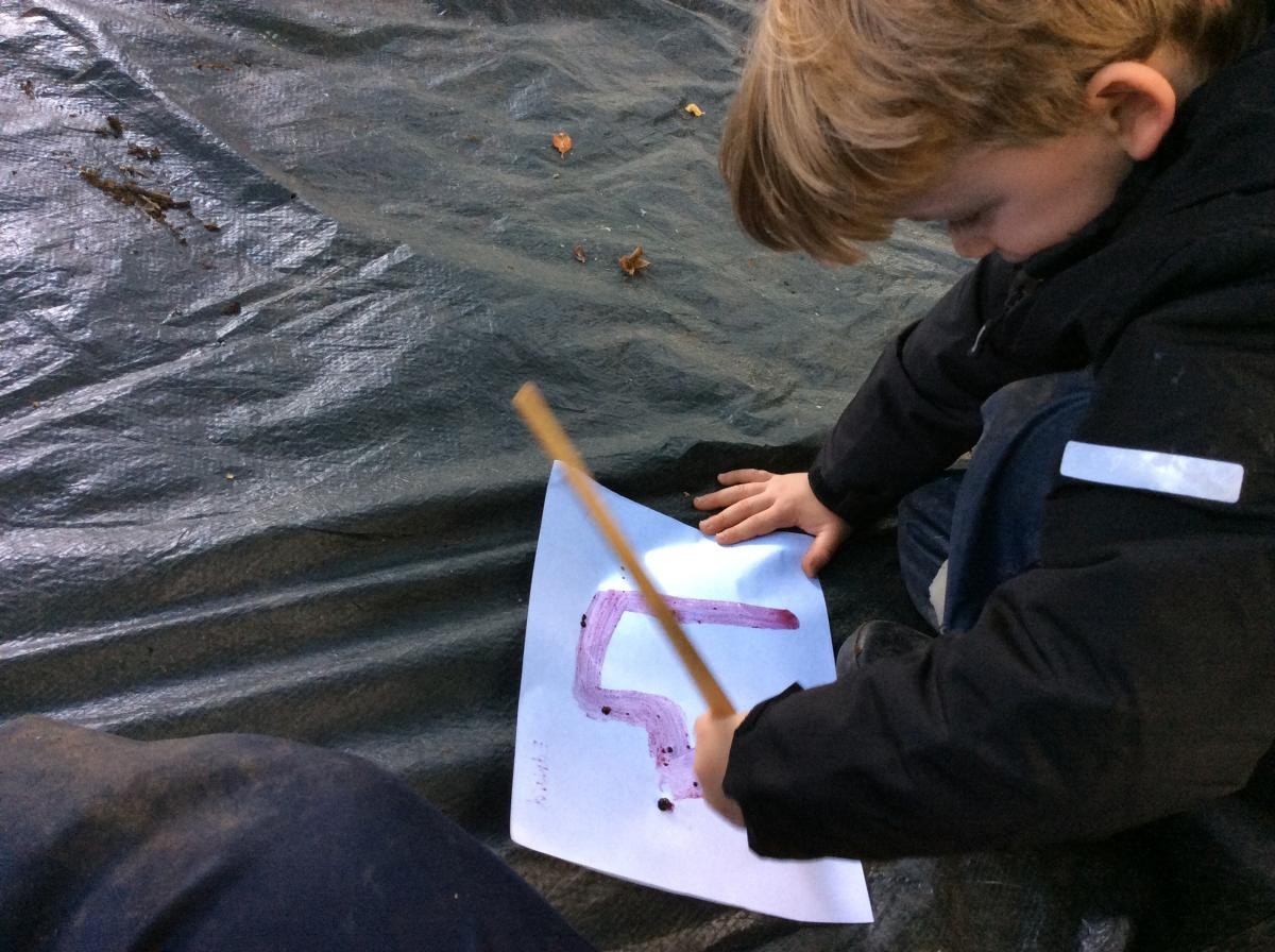 Then we painted some beautiful pictures.