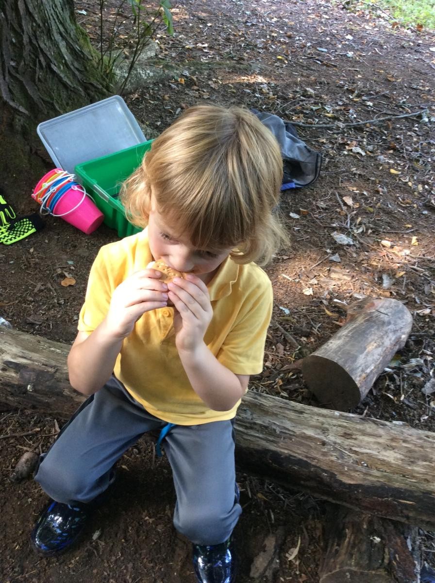 Then we made s'mores.