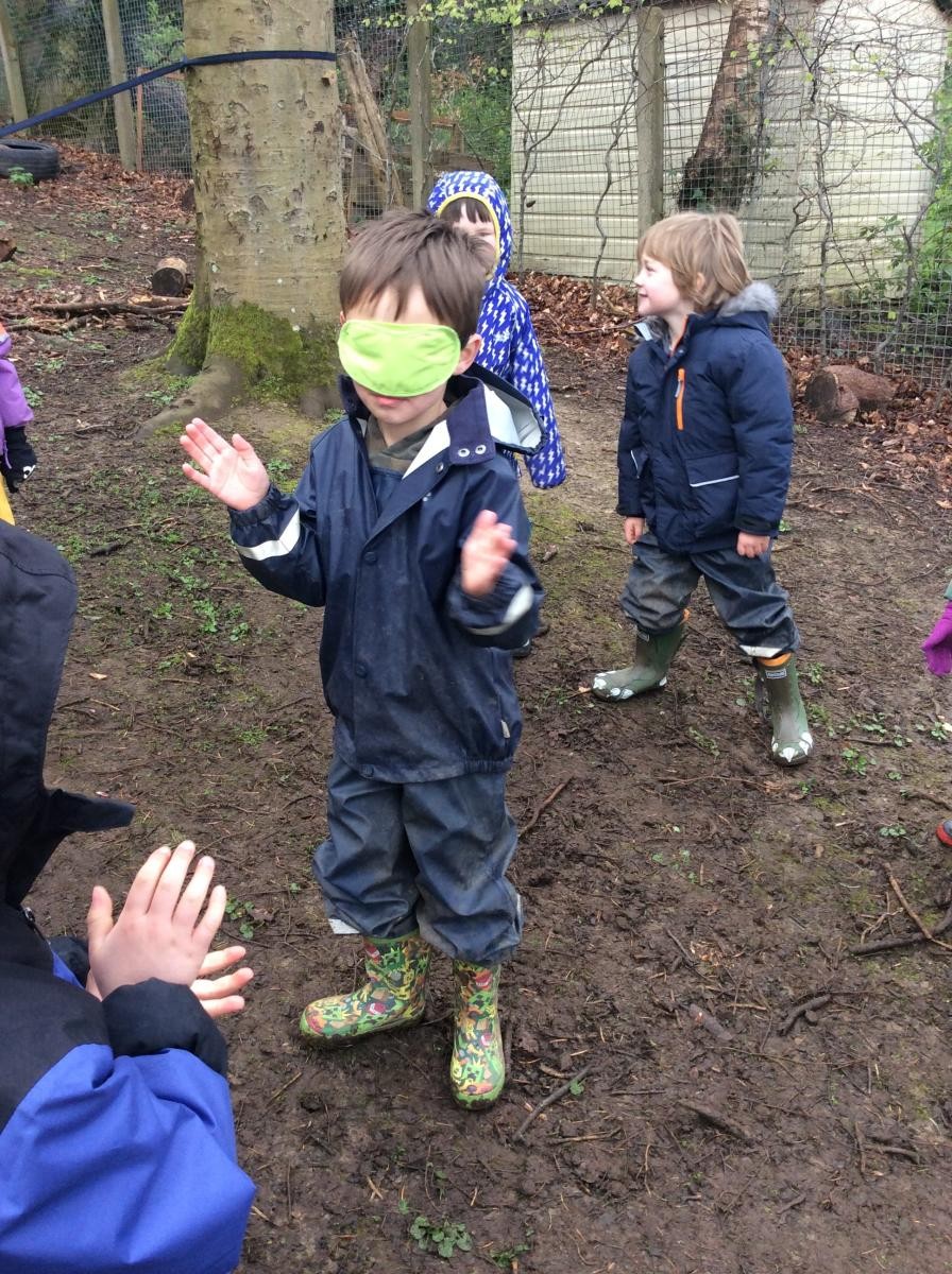 April 15th. Reception Class played Bat and Moth this morning.