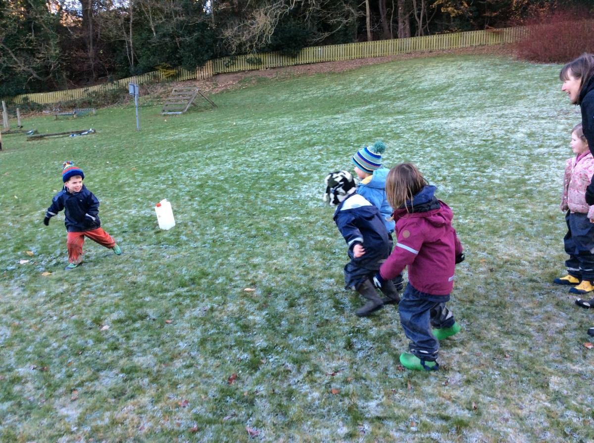It was great fun and warmed us up a little bit!